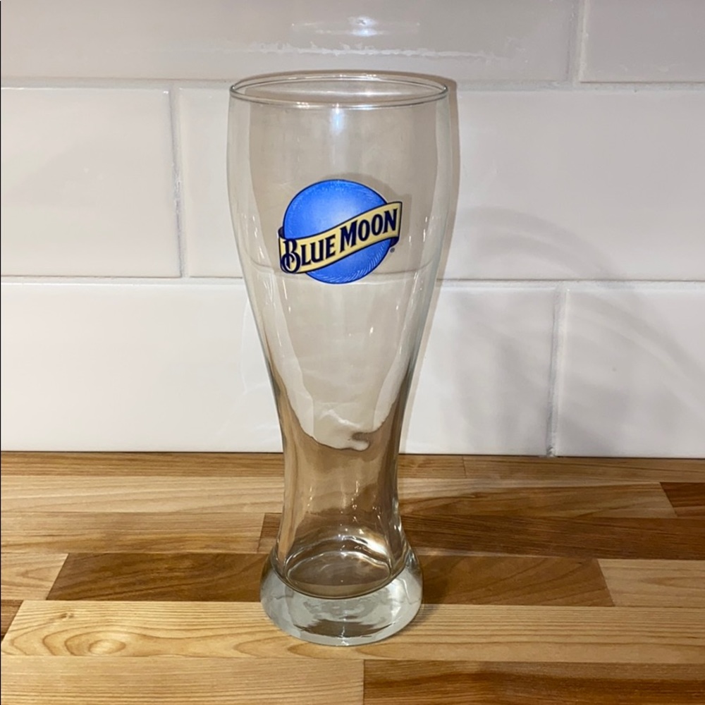Blue Moon Beer Glass